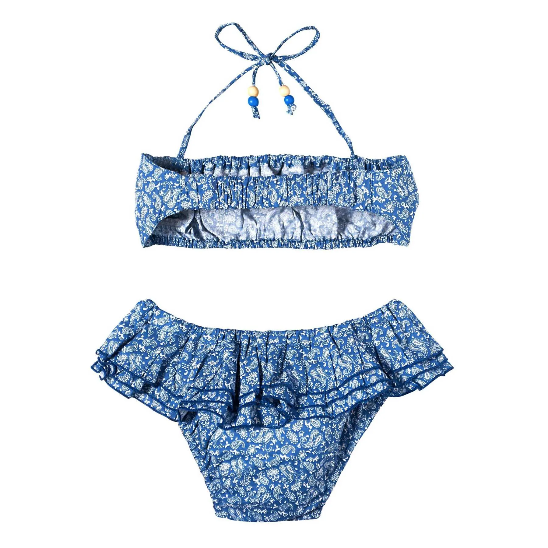 2-piece swimsuit girl | navy blue cashmere | SWAN