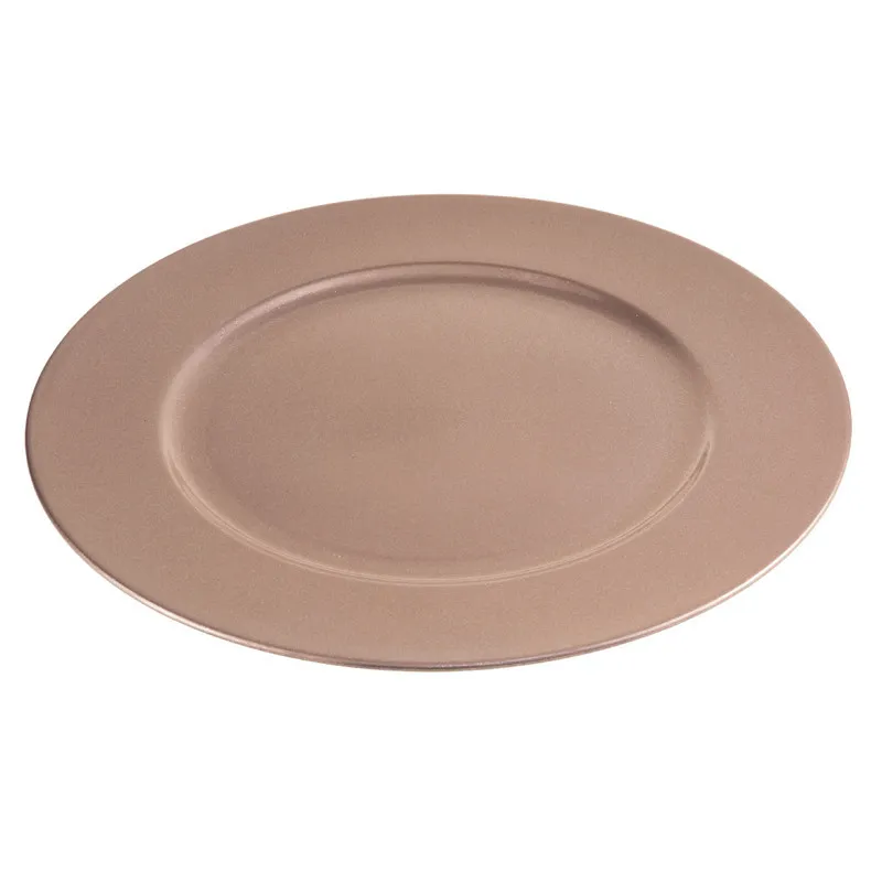 Assiette de presentation rose
