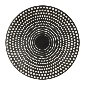 Assiette plate galaxy pois 27cm (lot de 6)