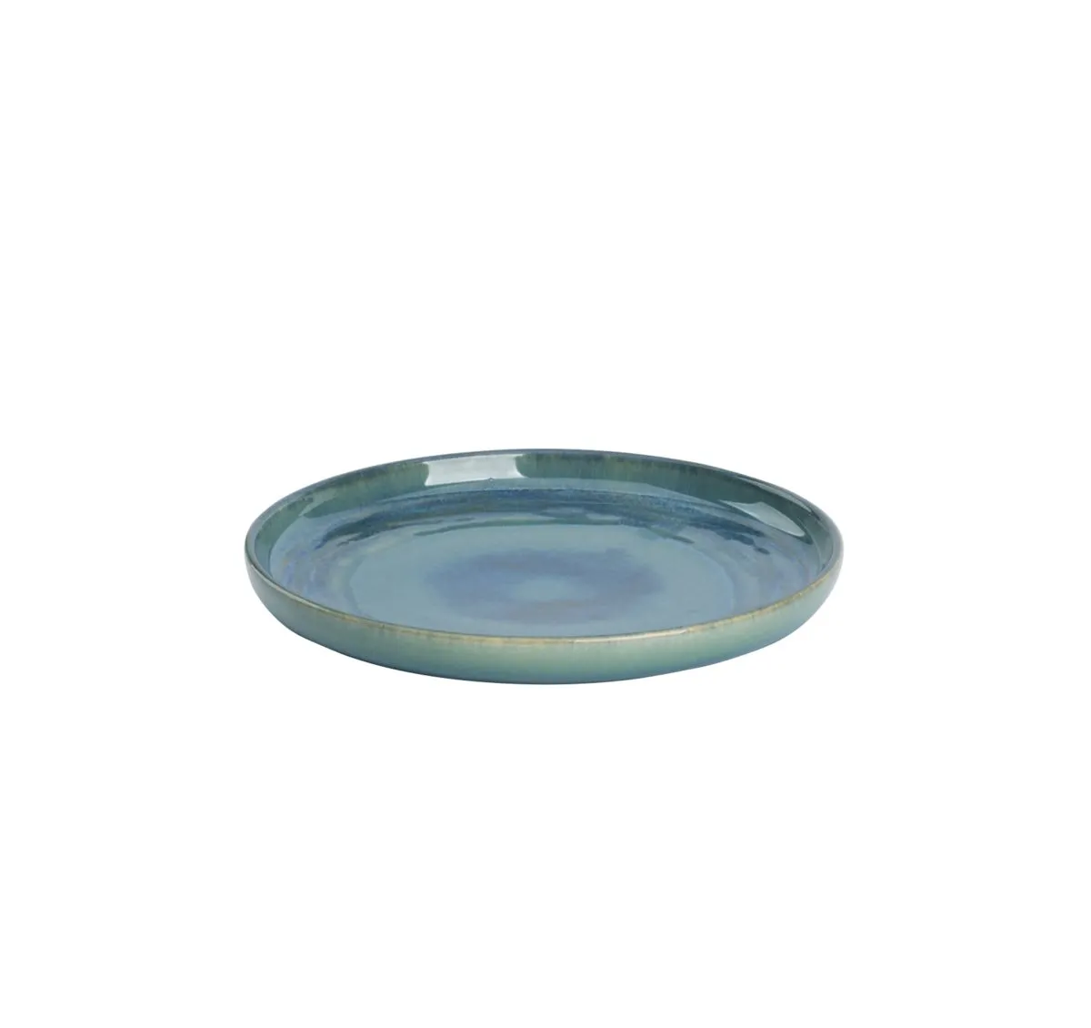Assiette plate MIAMI Ø220mm Grès Bleu