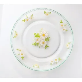 Assiette Transparente Vintage