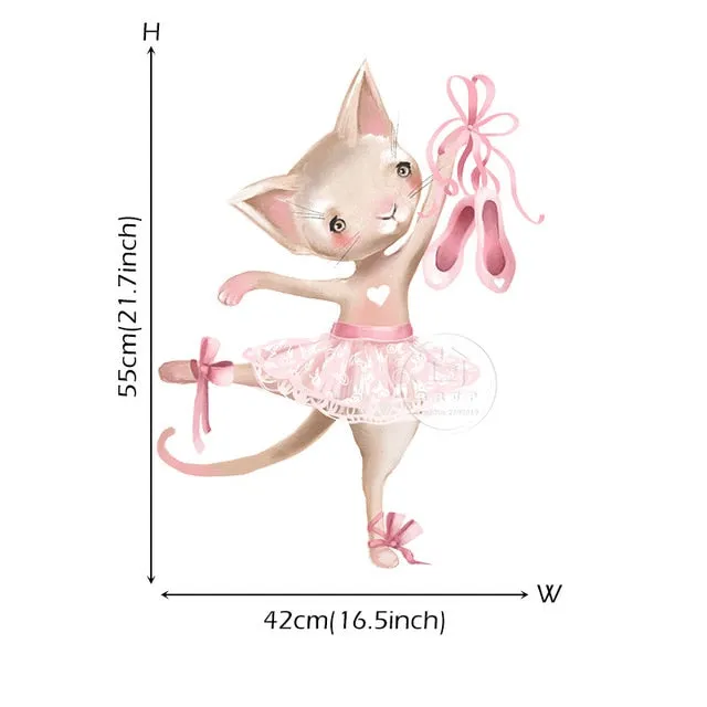 Autocollant mural Lapin / Chat