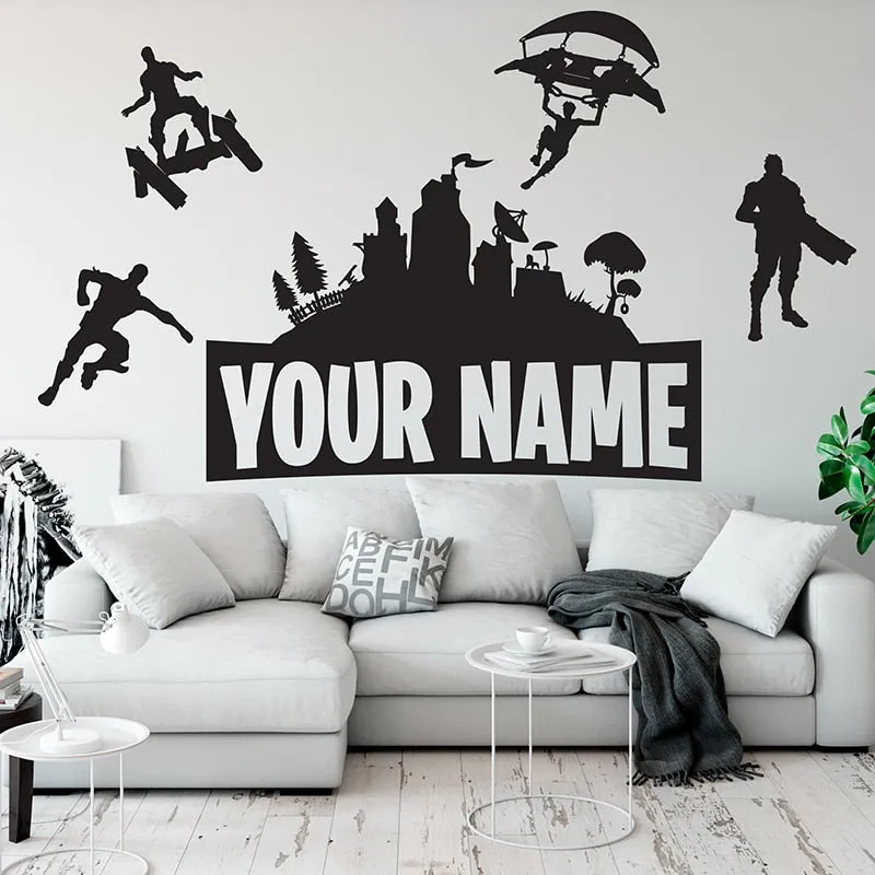 Autocollant personnalisé Gamer Room