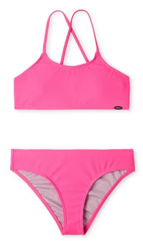 Bikini O'Neill Fille Essential Rosa Shocking