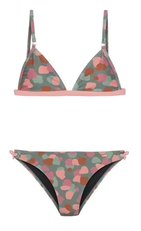 Bikini Protest Filles Donna Jr Triangle Glass Bottlegreen