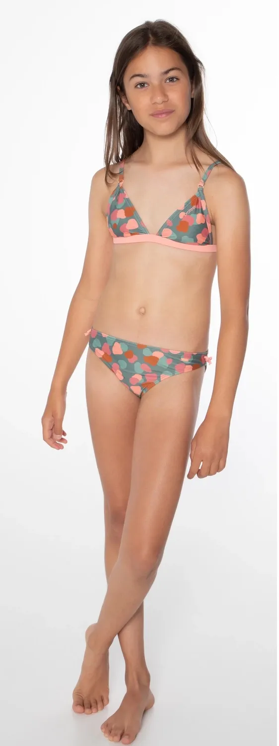 Bikini Protest Filles Donna Jr Triangle Glass Bottlegreen