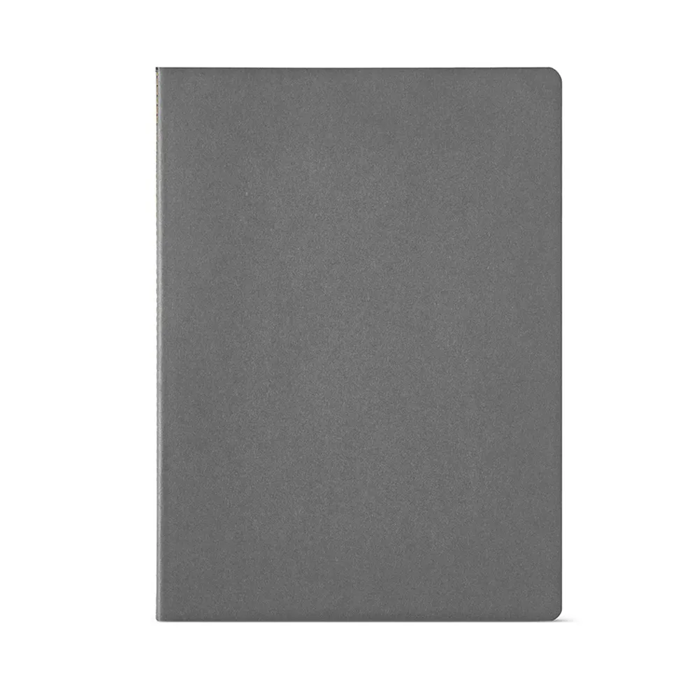 Carnet A4 en carton recyclé personnalisable - Cousue - BRONTE - Vertlapub