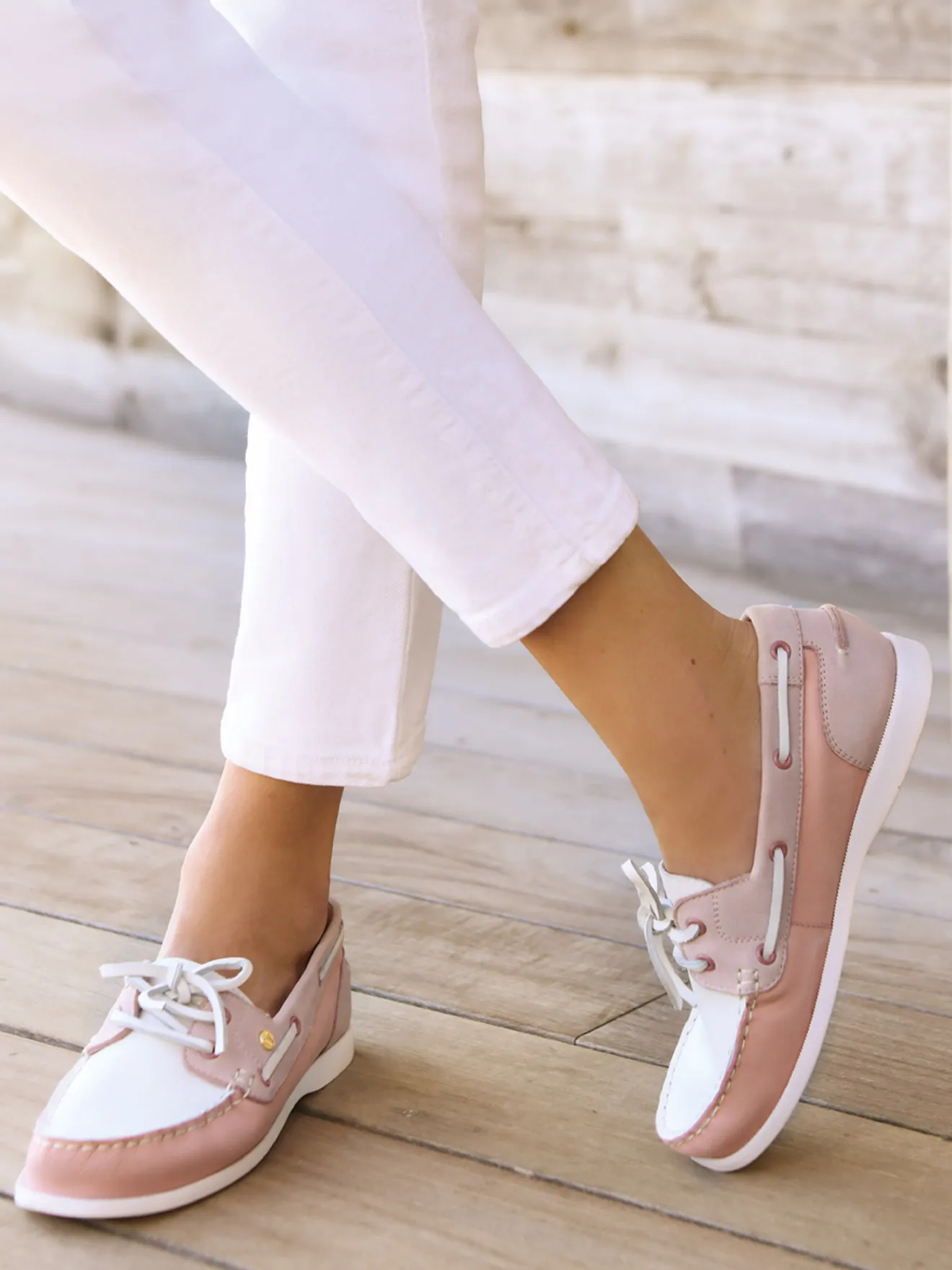 Chaussures bateau cuir