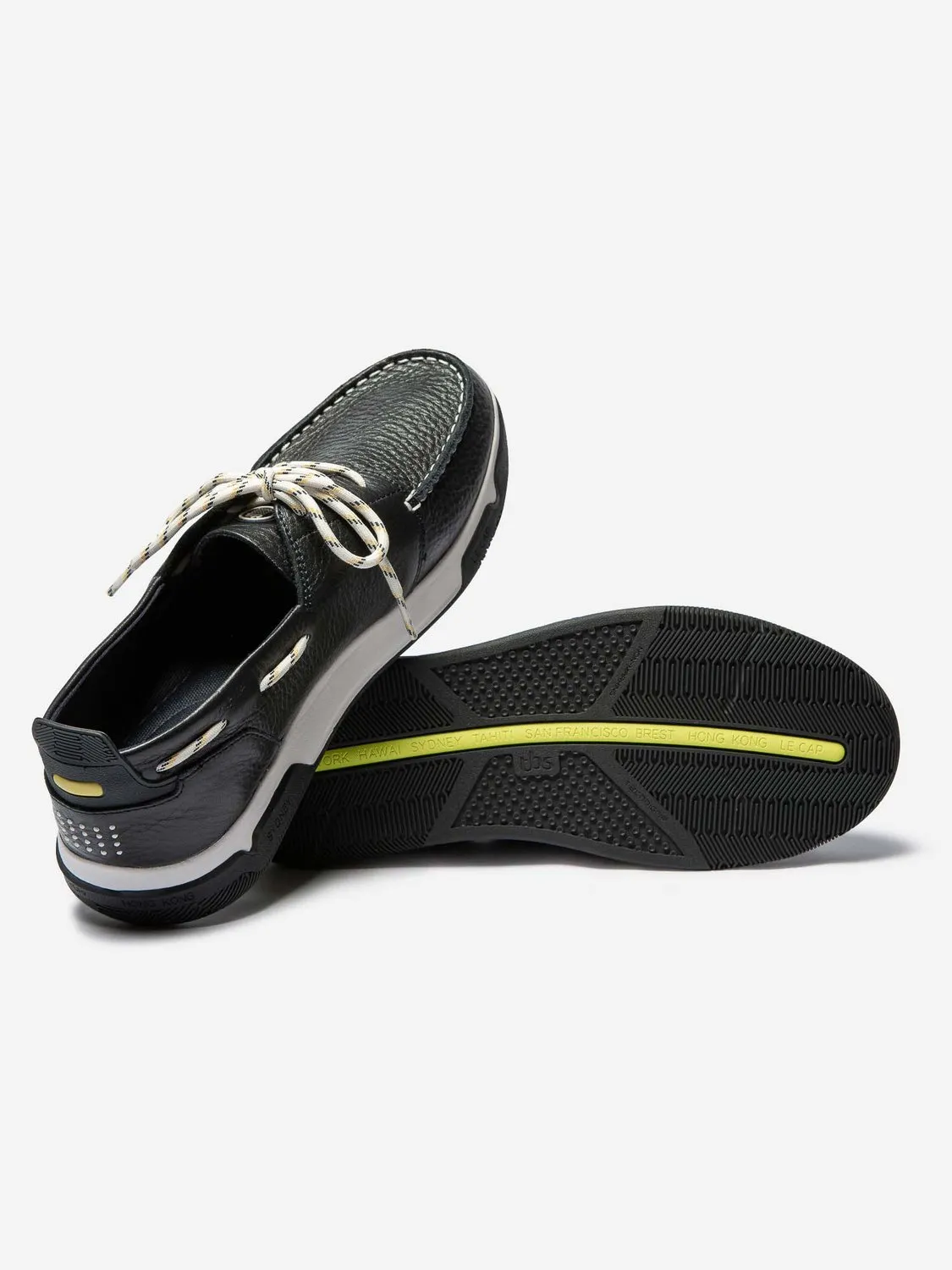 Chaussures Bateau Homme Cuir Marine tbs