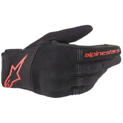 Gants COPPER ALPINESTARS Noir/Rouge - MAXXESS.FR, Gants moto été