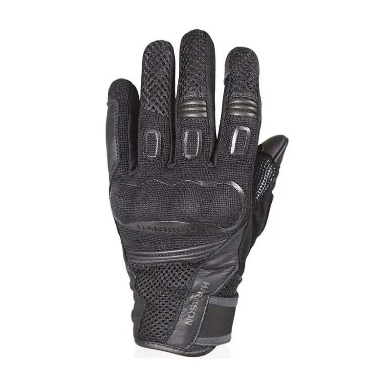 Gants LEADER 2 HARISSON noir - MAXXESS.FR, Gants moto été