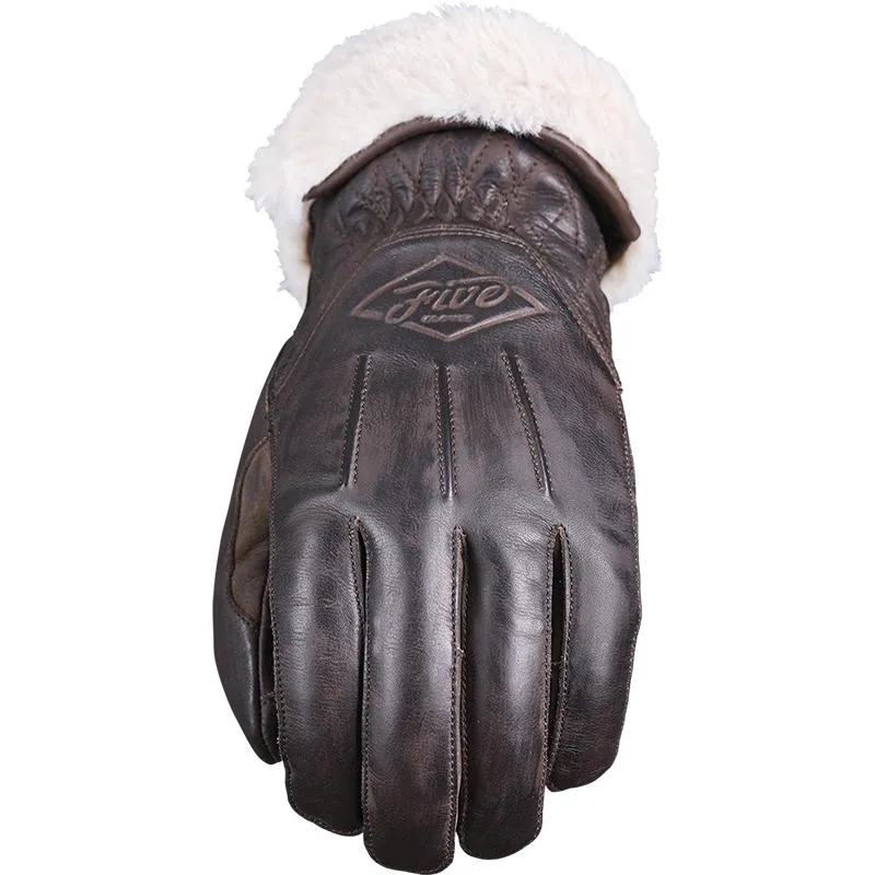 Gants MONTANA FIVE marron ciré - MAXXESS.FR, Gants moto hiver