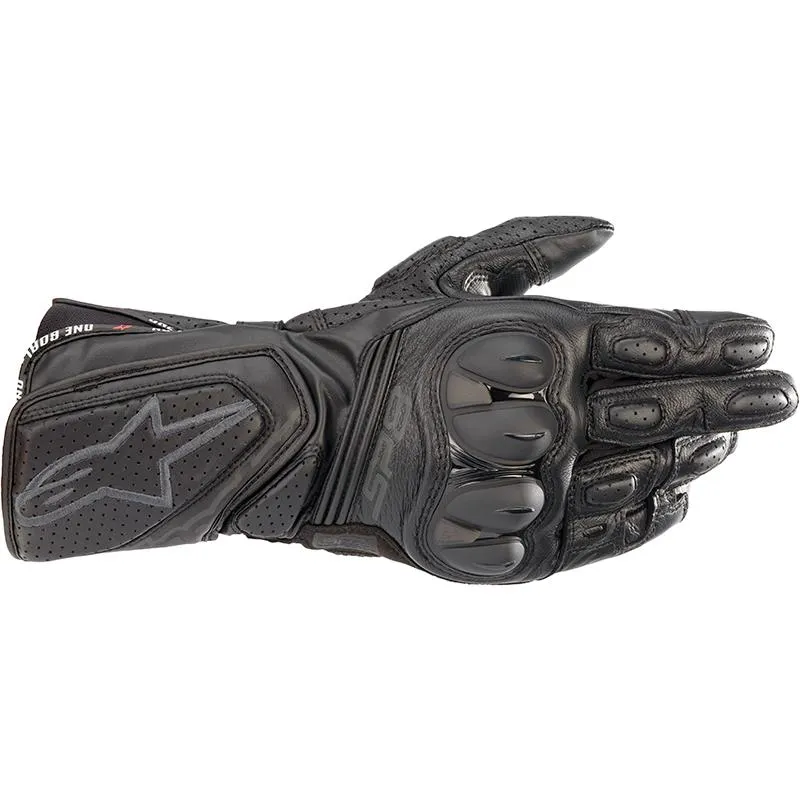 Gants SP-8 V3 GLOVES ALPINESTARS BLACK BLACK - MAXXESS.FR, Gants moto racing