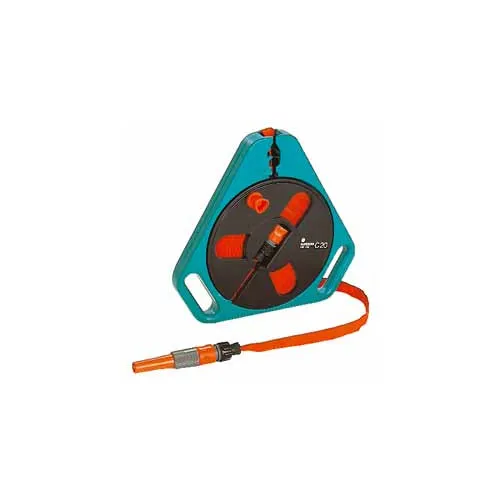 Gardena Dévidoir d'arrosage portable à tuyau plat 15 m
