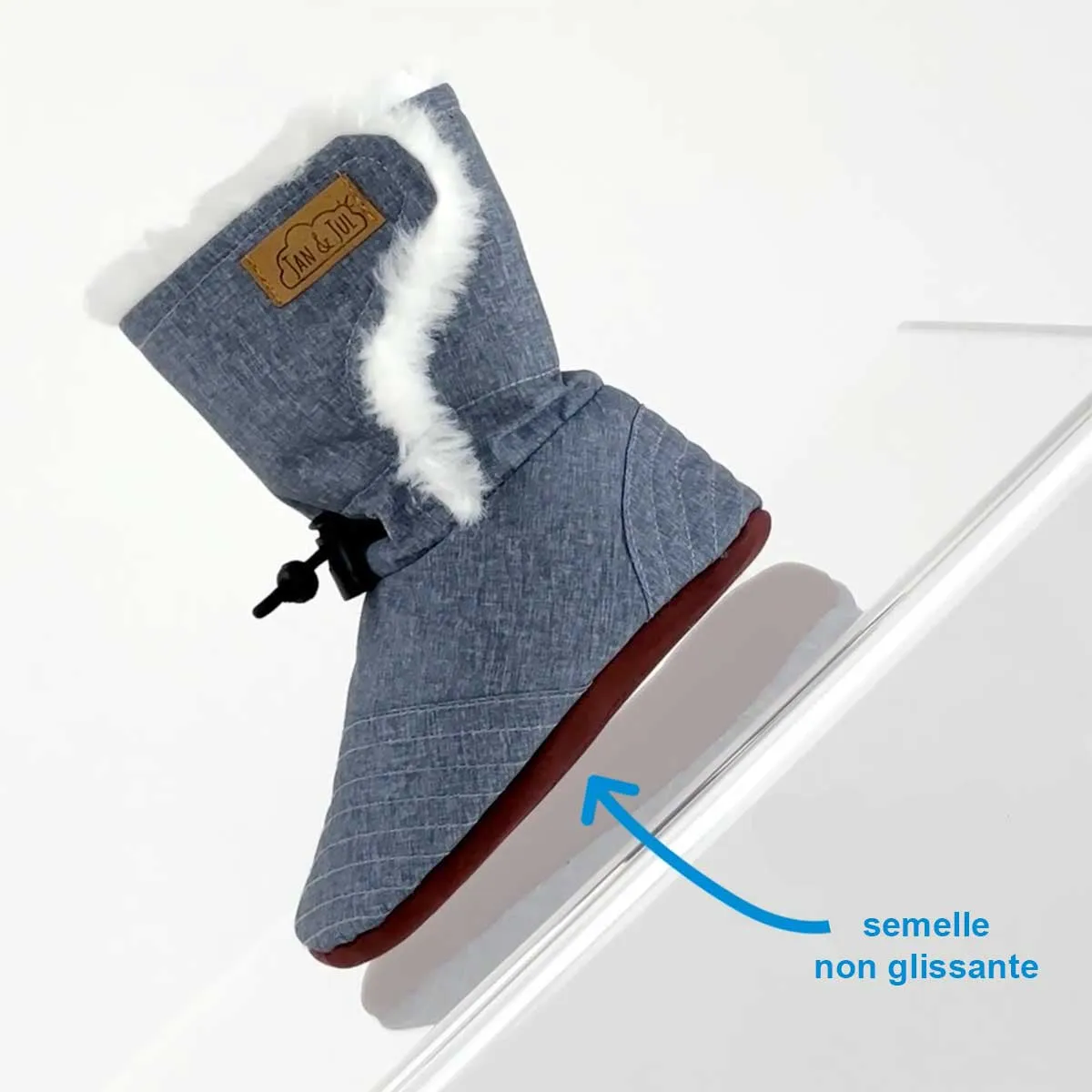 Jan and Jul Stay-Put Winter Booties Dusty Mint
