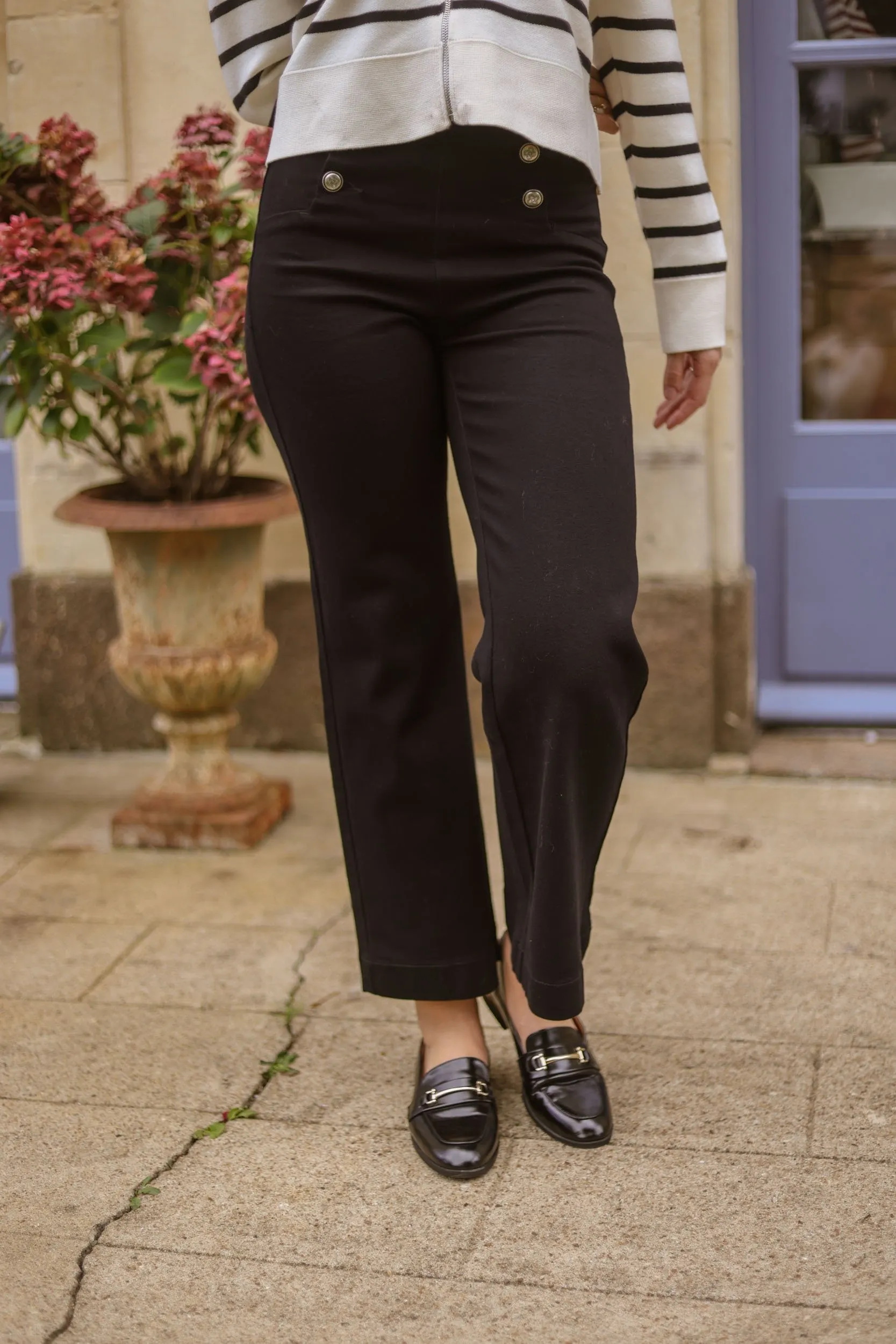 Jean noir wide leg