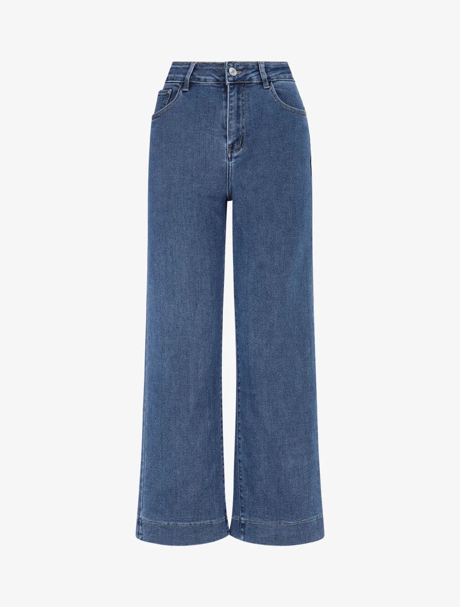 Jean wide leg basique - Denim