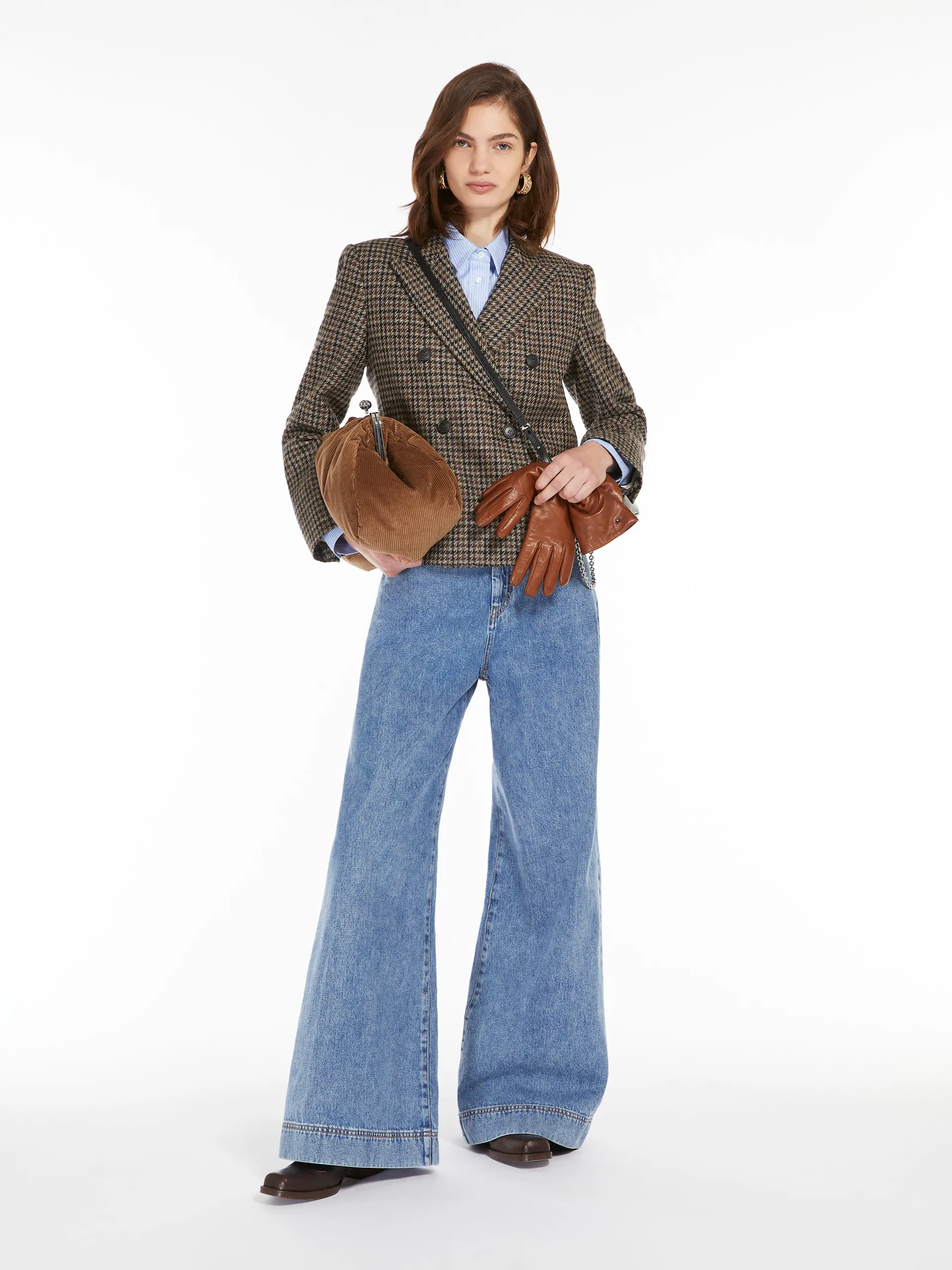 Jean wide leg en denim