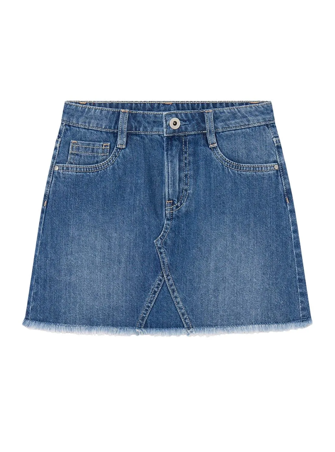 Jupe Pepe Jeans A-Line Skirt en denim bleu pour fille