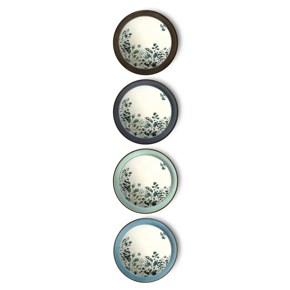 Oxalis coffret 6 assiettes plates