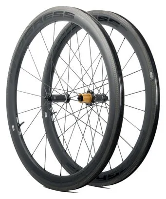 Paire de roues Progress A-Prime Noir | 9x100/9x130 mm | Patins | Campagnolo