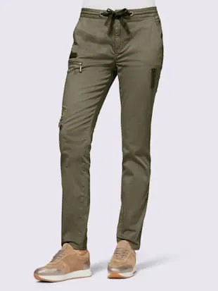 Pantalon coupe cargo décontractée