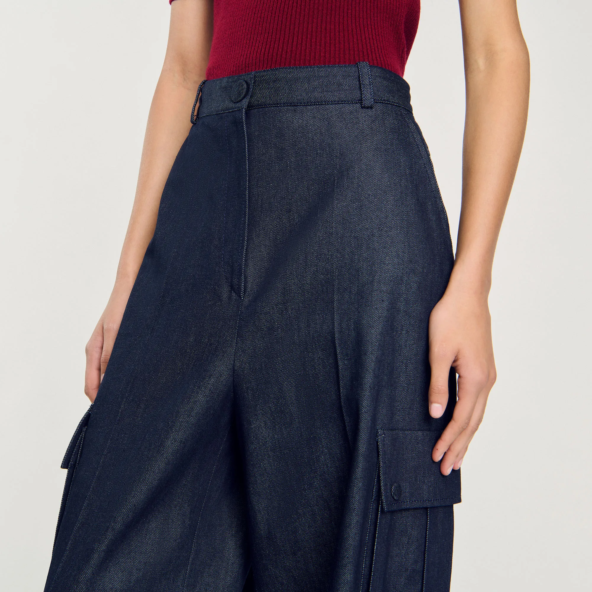 Pantalon modulable en jean
