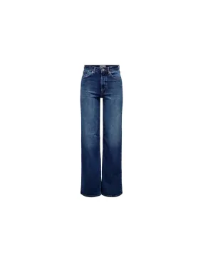 Pantalon Only juicy Wide Rea398 Denim bleu foncé Femme