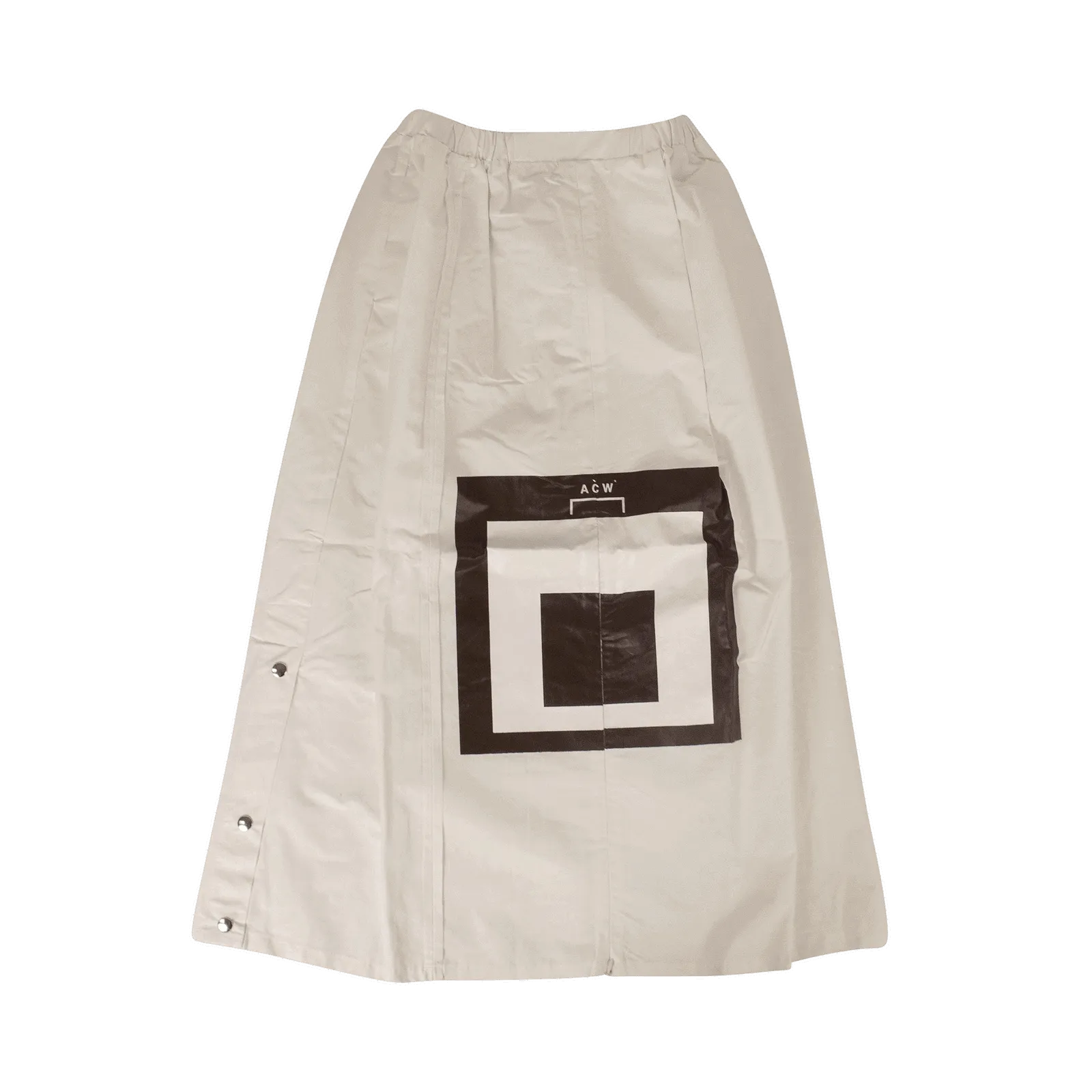 Snap Midi Skirt
