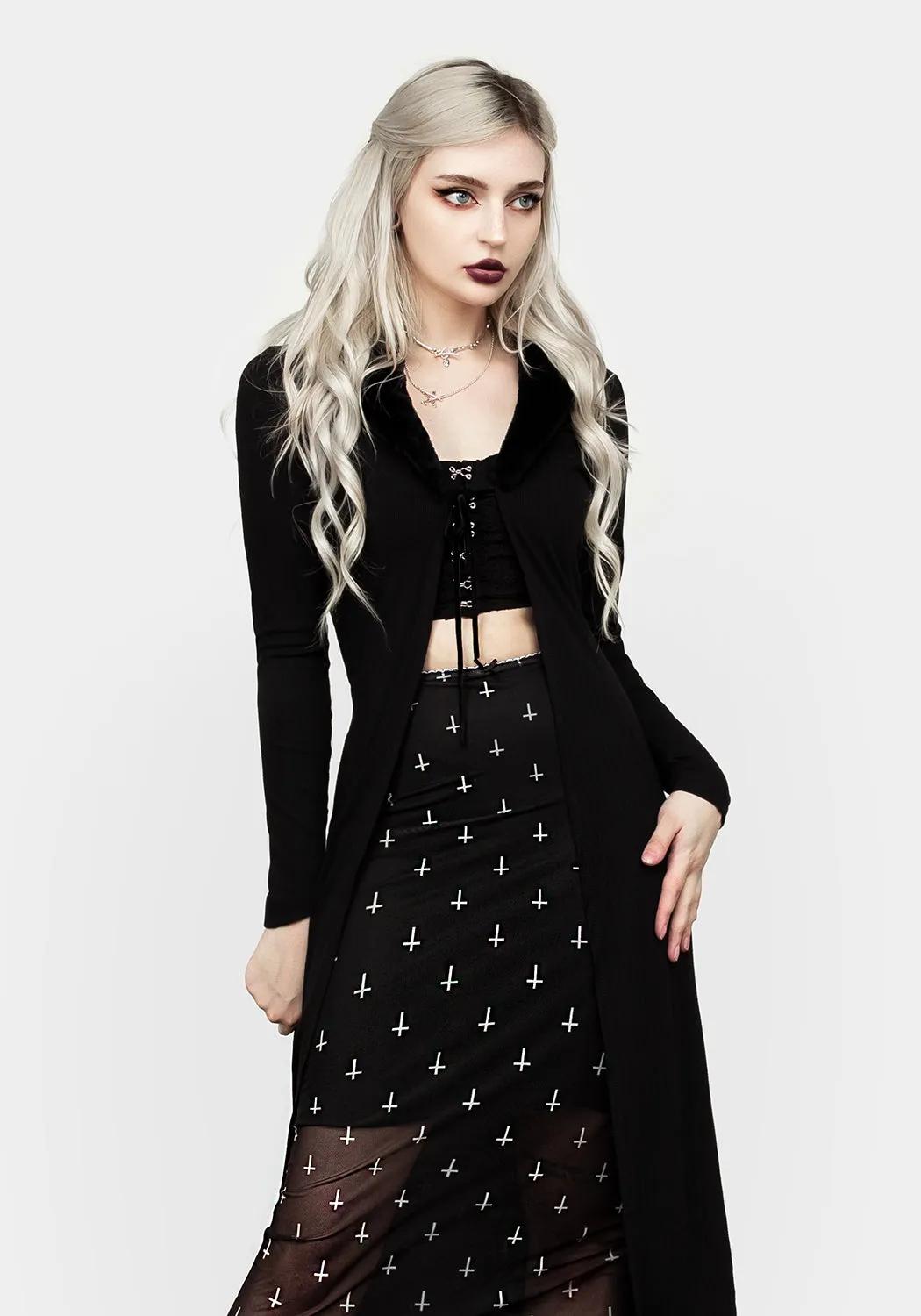 WICKED MESH MIDI SKIRT
